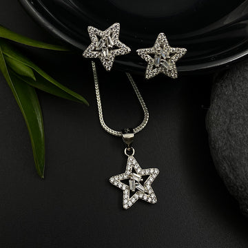 Star Pendant & Ear Studs